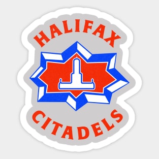 Defunct Halifax Citadels AHL Hockey 1988 Sticker